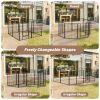 Dog Playpen Indoor Outdoor, 32" Height 8 Panels Fence with Anti-Rust Coating, Metal Heavy Portable Foldable Dog Pen for Large